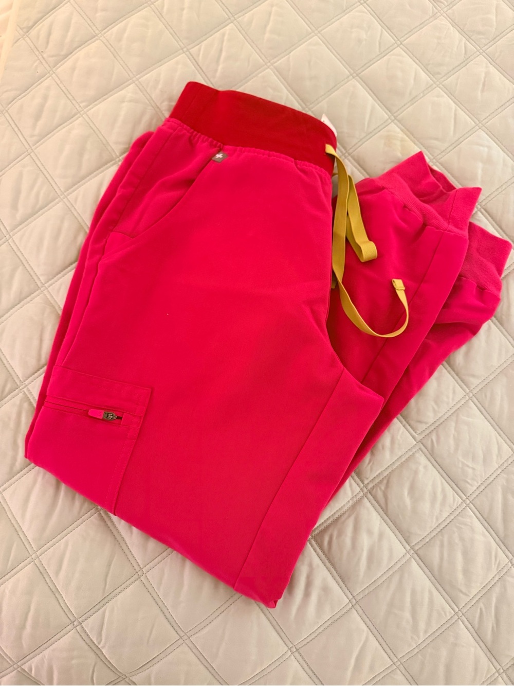 Figs Joggers Shocking Pink Petite Small